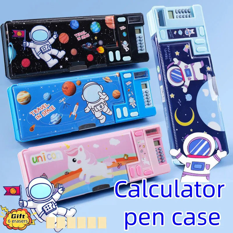 Cartoon Calculator Pencil Case