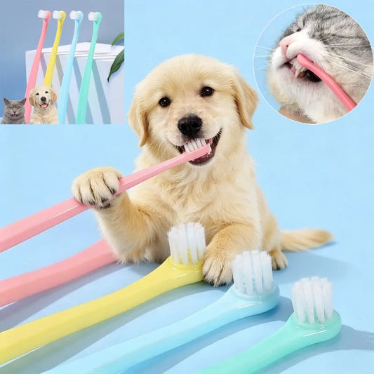 Pet Micro Head Toothbrush for Dogs & Cats