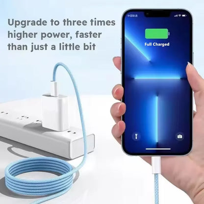 35W USB-C to Lightning Braided Fast Charging Cable for iPhone