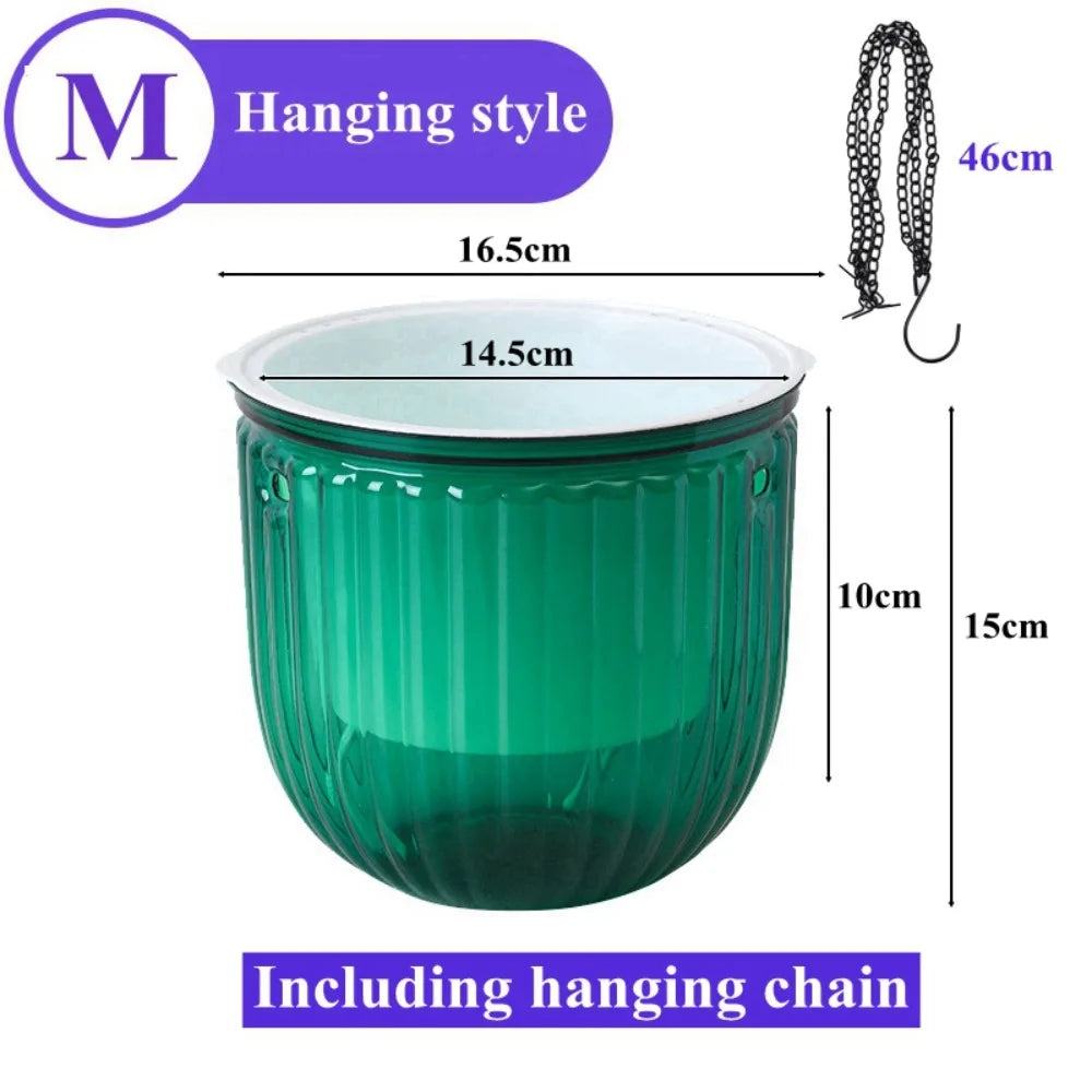 Self-Watering Hanging Planter Pot