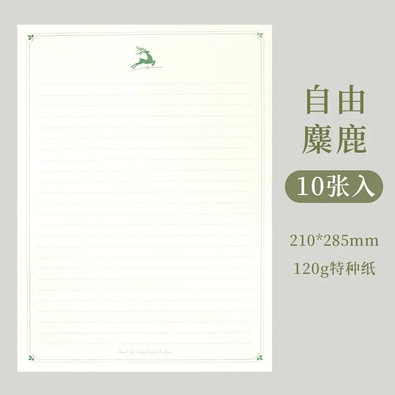 Artistic A4 Letter Paper with Premium Horizontal Lines