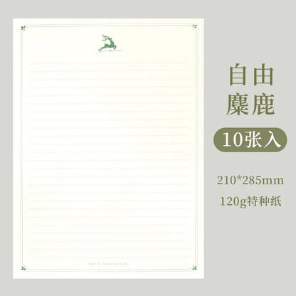 Artistic A4 Letter Paper with Premium Horizontal Lines
