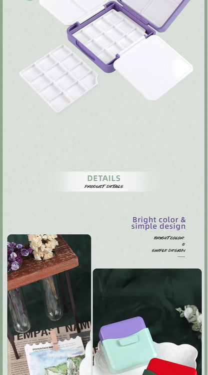 SeamiArt Portable Watercolour Palette Box
