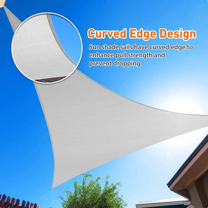 Waterproof Triangle Sun Shade Sail