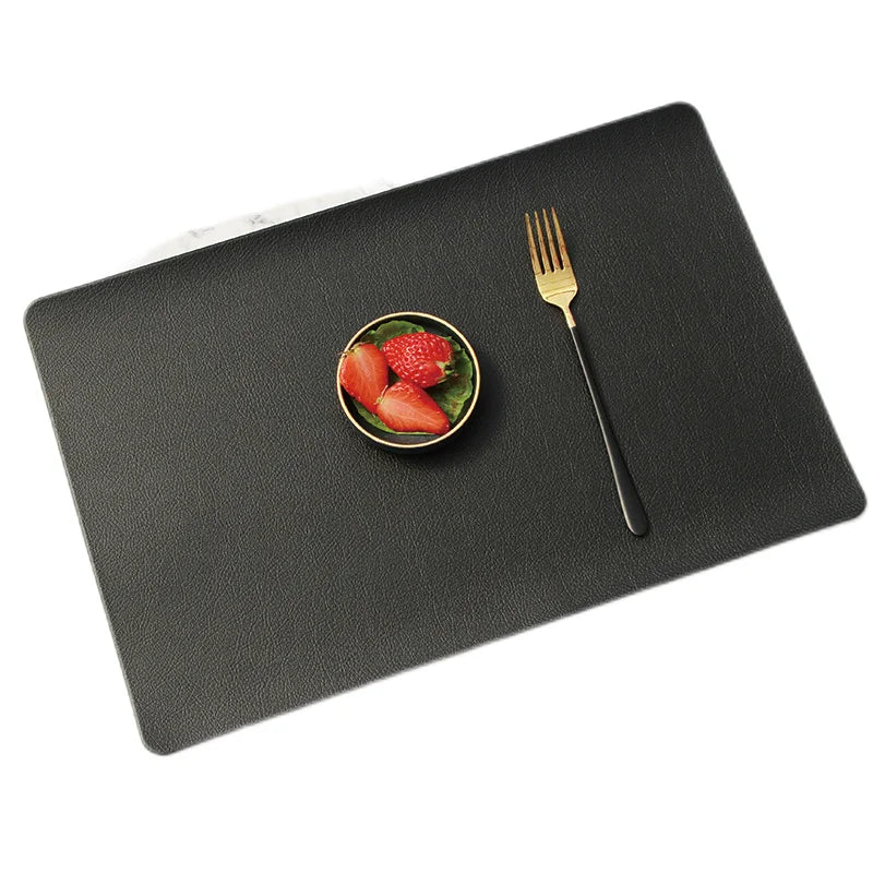 PU Leather Waterproof Dining Placemat