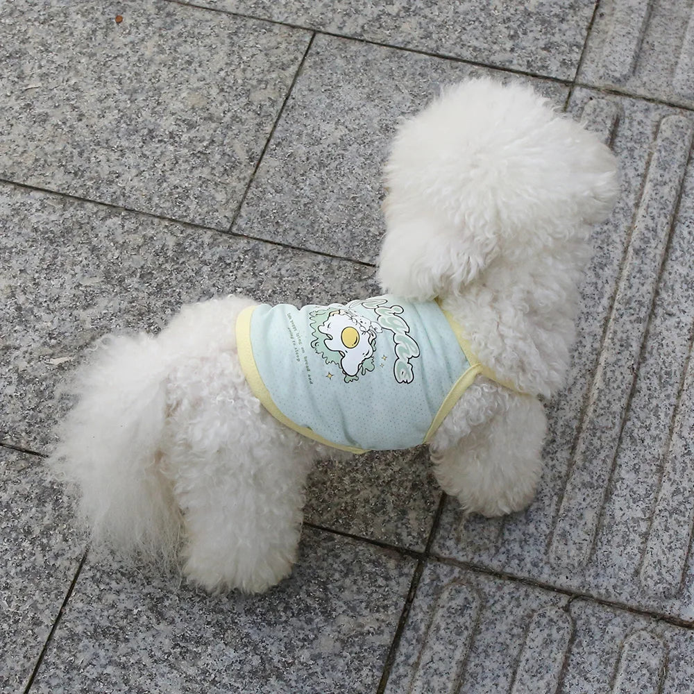 Lightweight Ice-Silk Feel Sleeveless Pet Shirt