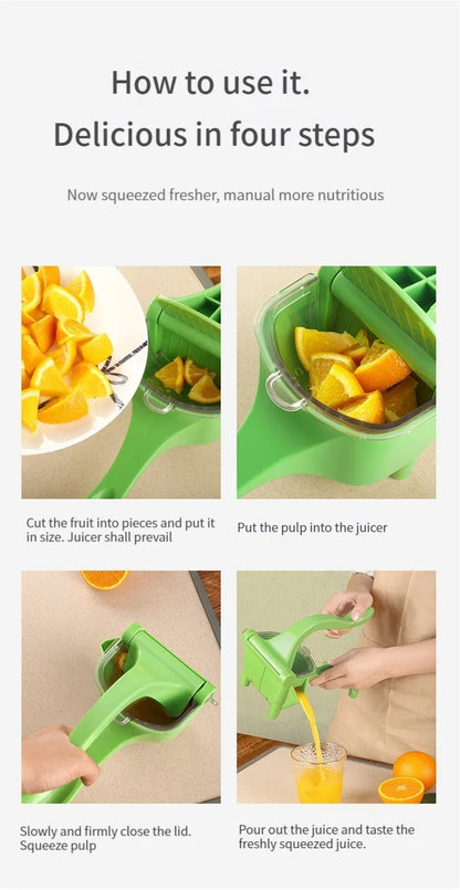 Manual Handheld Citrus & Fruit Juicer