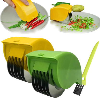 6-Blade Herb Roller Chopper