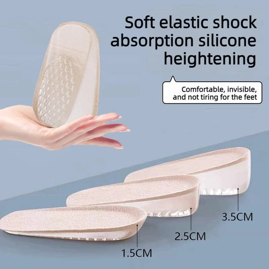 Height Increase Silicone Heel Lift Insoles