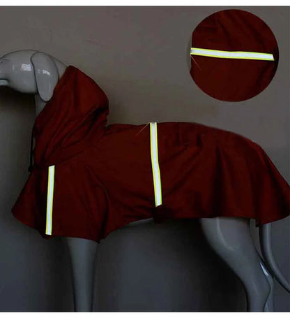 Waterproof Reflective Dog Raincoat
