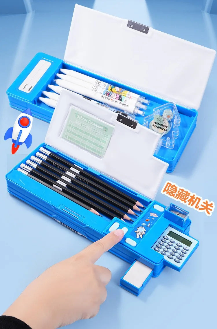 Cartoon Calculator Pencil Case