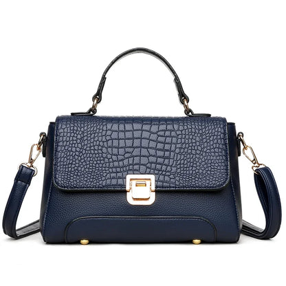 Large Capacity Leather Crossbody Handbag for Women