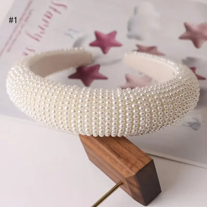 Retro Pearl Headband