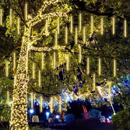 LED Meteor Shower Christmas String Lights