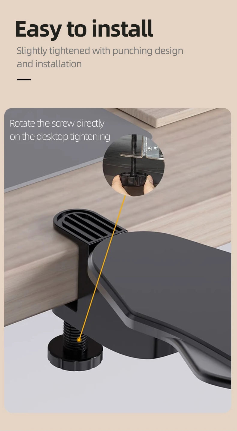 Foldable Rotating Wrist & Elbow Support for Office Desks