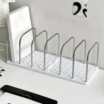 Minimalist Desktop File Organizer Rack