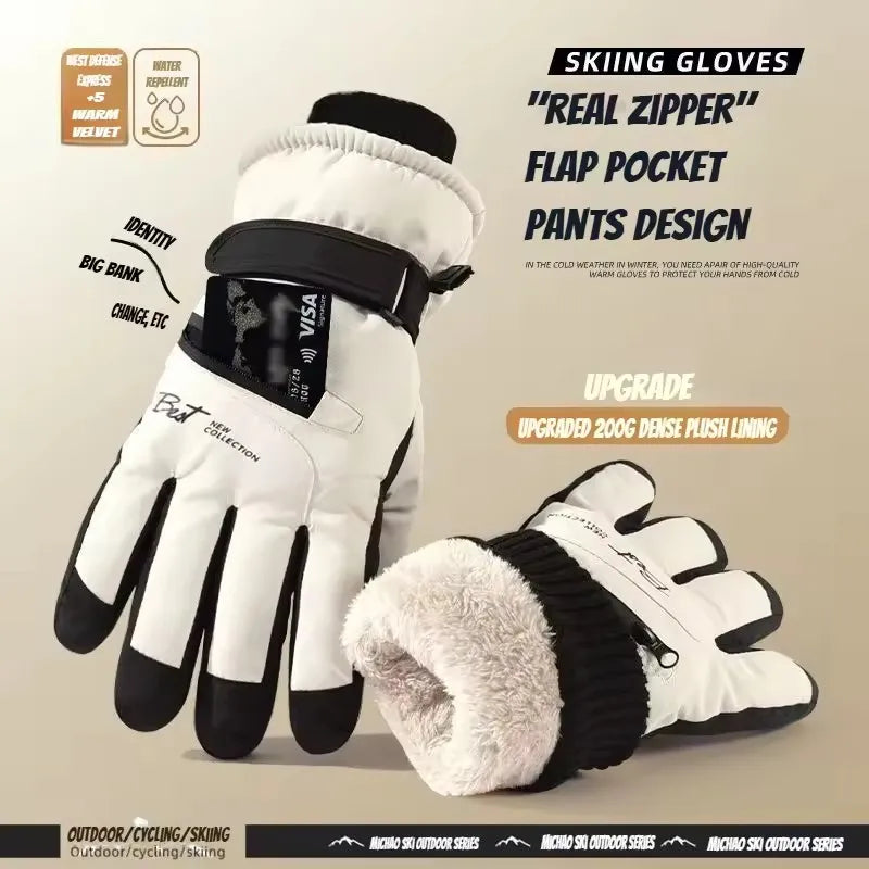 Thermal Winter Touchscreen Cycling Gloves