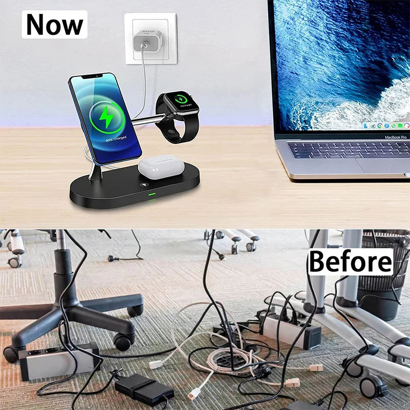 3-in-1 Magnetic Wireless Charging Station