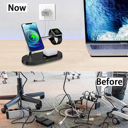 3-in-1 Magnetic Wireless Charging Station