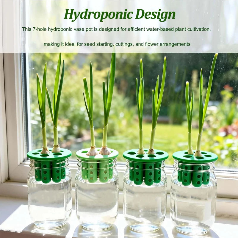 Hydroponic 7-Hole Seedling Starter Tray