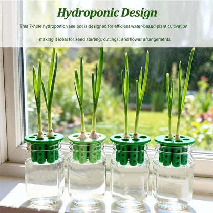 Hydroponic 7-Hole Seedling Starter Tray