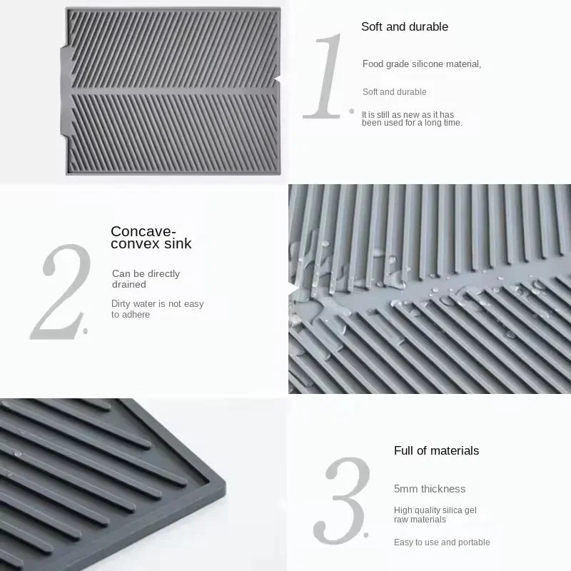 Silicone Kitchen Drain Mat