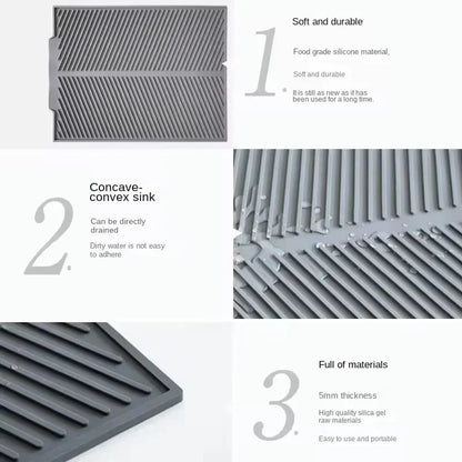 Silicone Kitchen Drain Mat