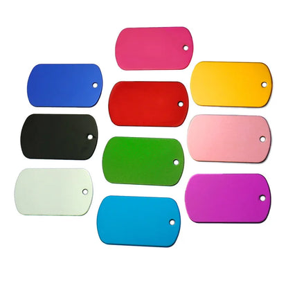 Personalized Aluminum Dog Tags – Custom Pet ID Tags