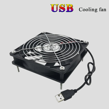 USB Cooling Case Fan for Router, DVR & TV Box