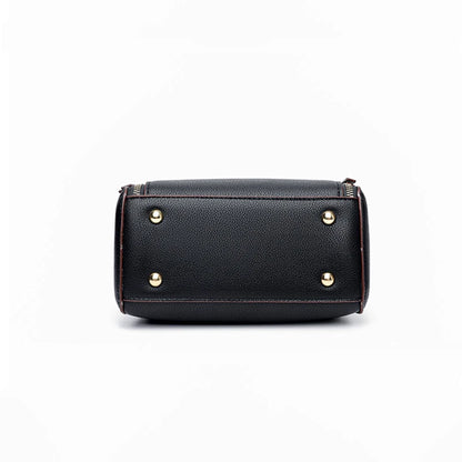Small Designer-Style Shoulder Handbag with Zip Closure