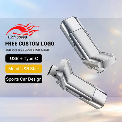 JASTER USB Type-C Metal Flash Drive