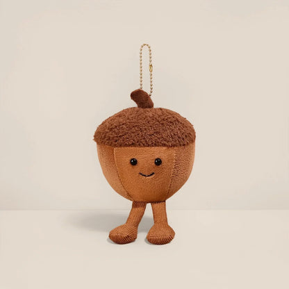 Cute Fruit & Vegetable Plush Keychain