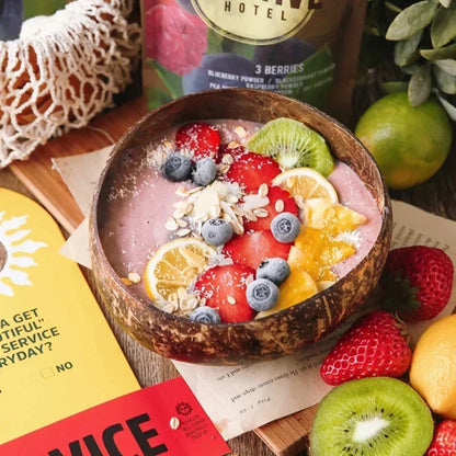 Handmade Natural Coconut Bowl Set