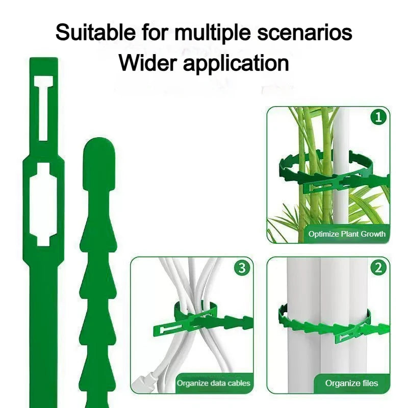 Reusable Adjustable Garden Plant Ties