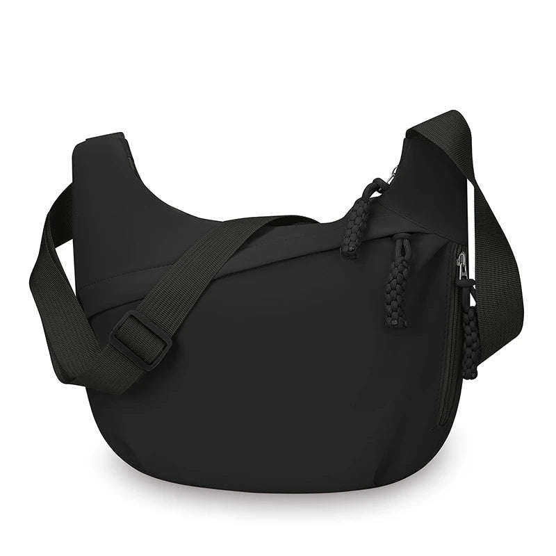 Large Capacity Half Moon Crossbody Shoulder Bag