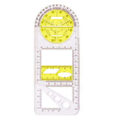 Multifunctional Geometric Drawing Ruler