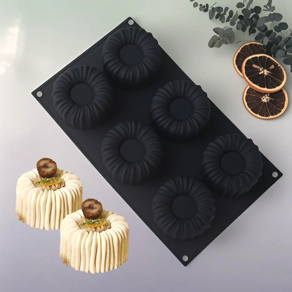 Cylindrical Silicone Mousse Cake Mold