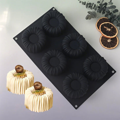 Cylindrical Silicone Mousse Cake Mold