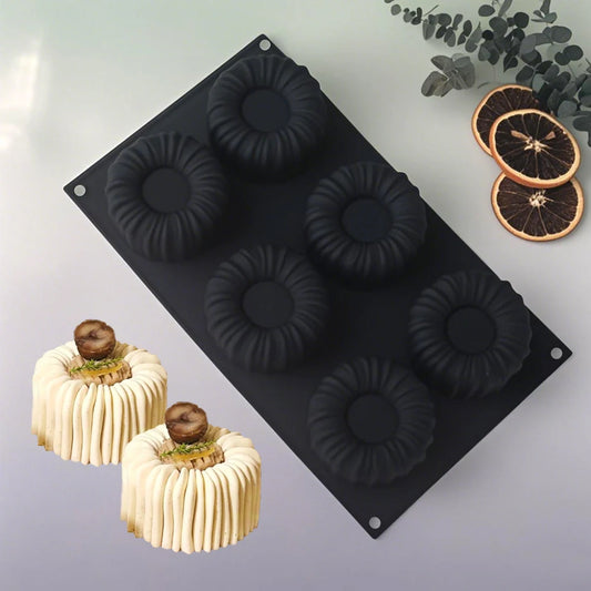 Cylindrical Silicone Mousse Cake Mold