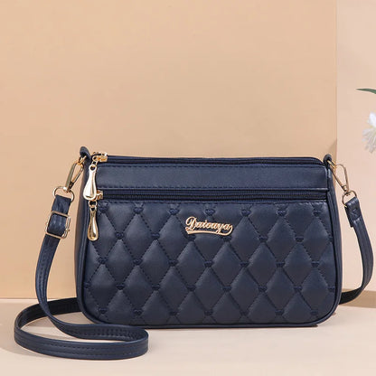 Embroidered Satchel Handbag