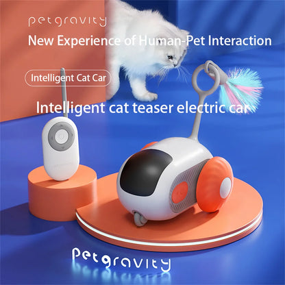 Gravity Sports Car Remote Control Electric Cat Toy