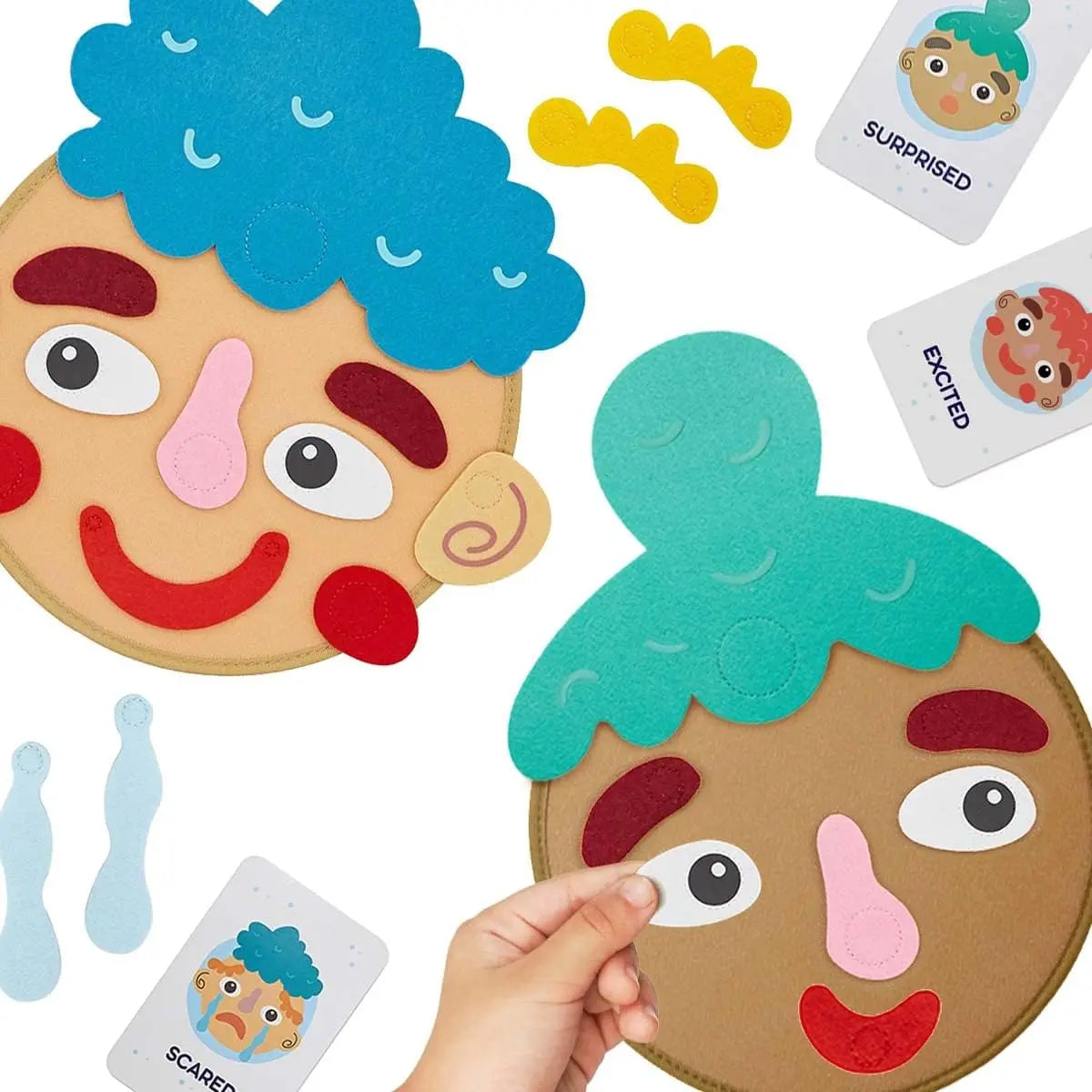 Kids Social Emotional Learning Face Board Activity Set