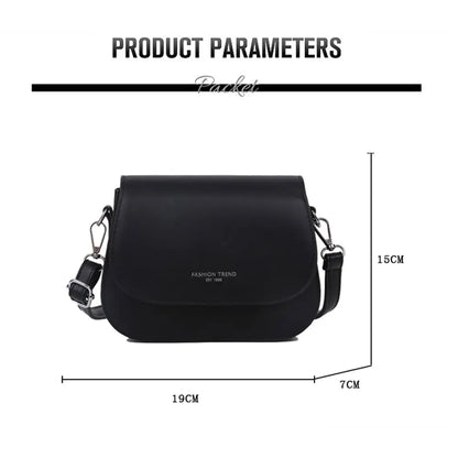 Women's PU Saddle Shoulder Crossbody Bag
