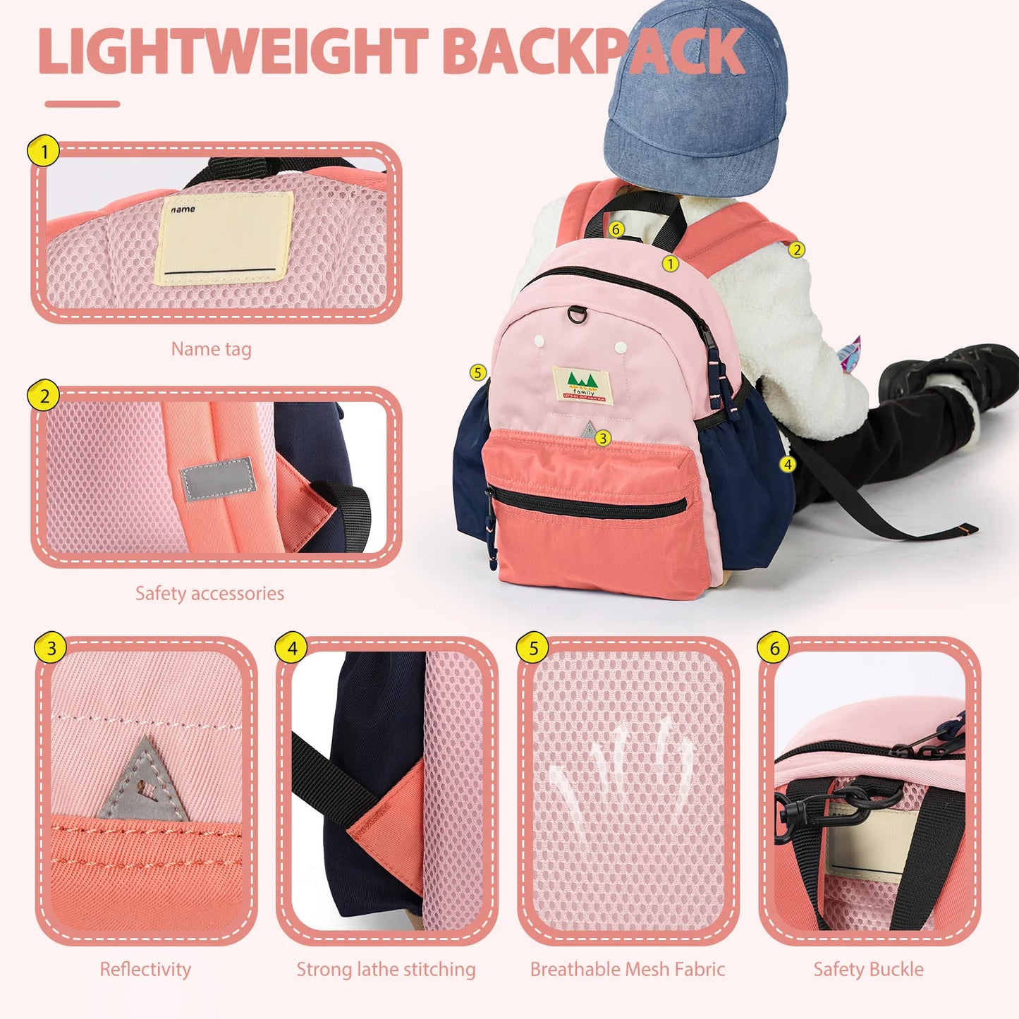 Kids Preschool School Backpack