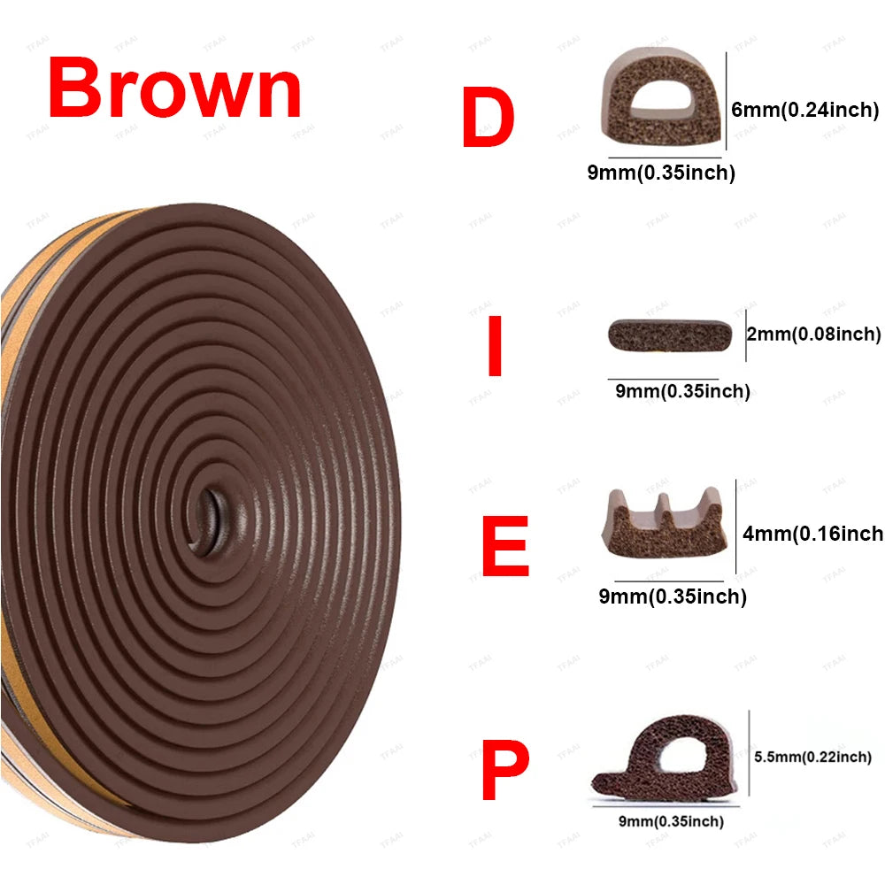 Self-Adhesive EPDM Door & Window Weather Seal Strip