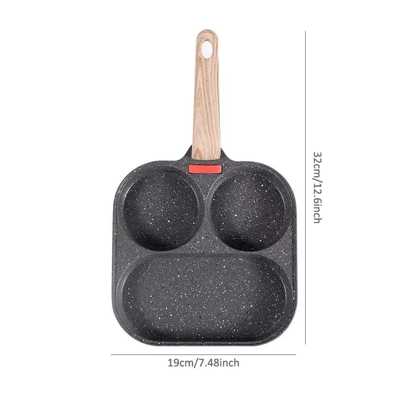 3-Cup Non-Stick Egg & Pancake Frying Pan