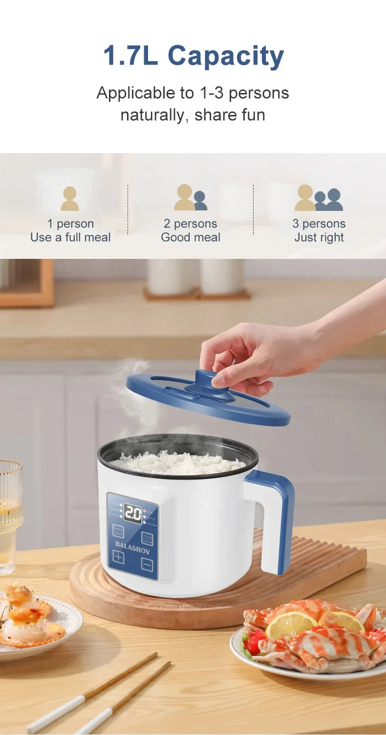 Mini Rice Cooker Steamer