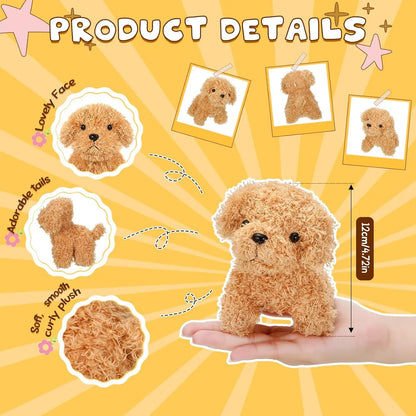 Teddy Dog Plush Keychain Toy Set