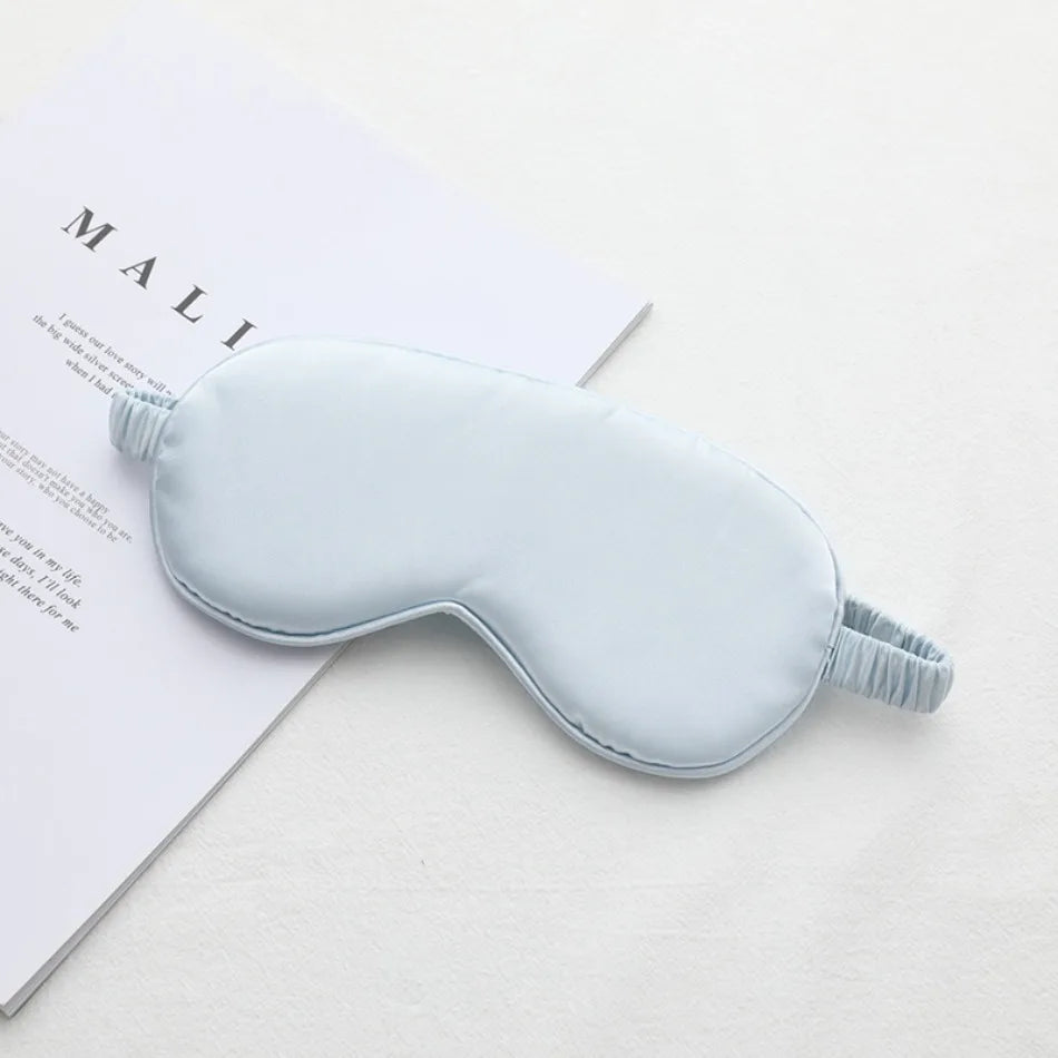 Imitation Silk Sleep Eye Mask, Light-Blocking Soft Eyeshade