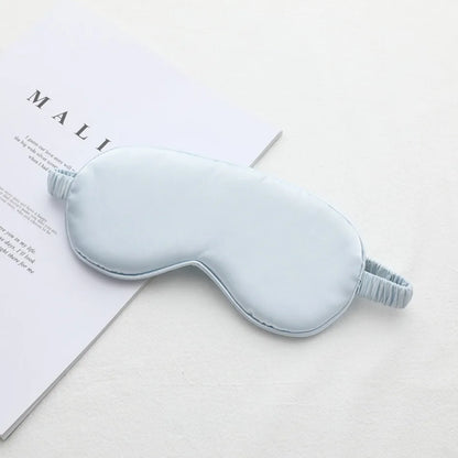 Imitation Silk Sleep Eye Mask, Light-Blocking Soft Eyeshade